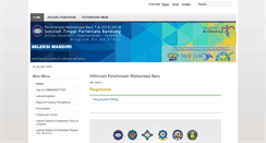 Desktop Screenshot of pmb.stp-bandung.ac.id